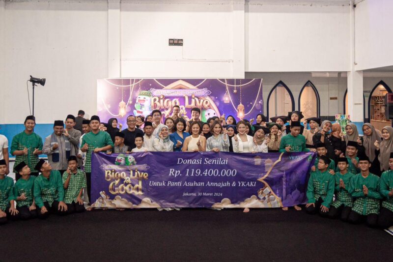 Bigo Live Berbagi ke YKAKI dan Panti Asuhan Annajah Senilai Rp119 Juta