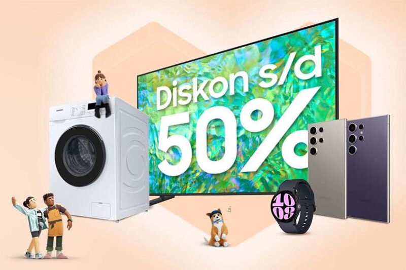 Samsung dan Lazada Berikan Diskon Elektronik Rumah Tangga Hingga Satu Juta Lebih