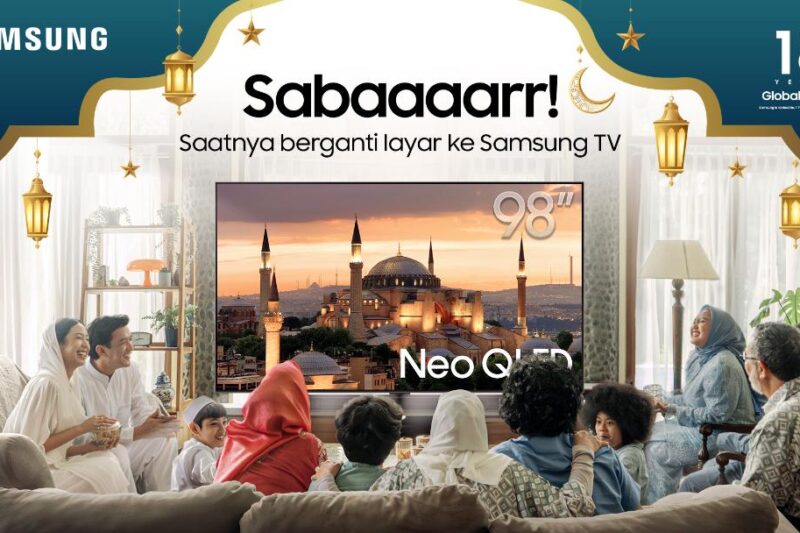 TV Samsung Neo QLED 98 Inci Punya fitur 4K AI Upscaling